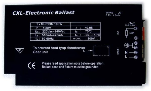 Ballast électronique de 100 watts